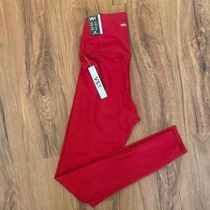 VSX Elevate Leggings - Red - XS - 25” length